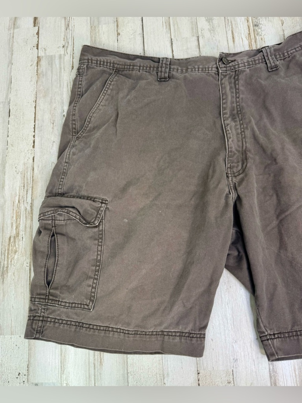 Real Ranch Workwear Cargo Shorts Mens 40 100% Cotton - Picture 3 of 9